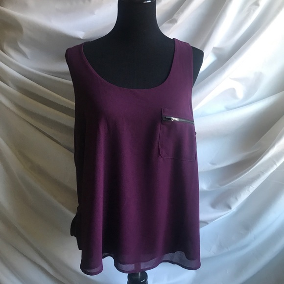FOREVER 21+ Zippered Tank
